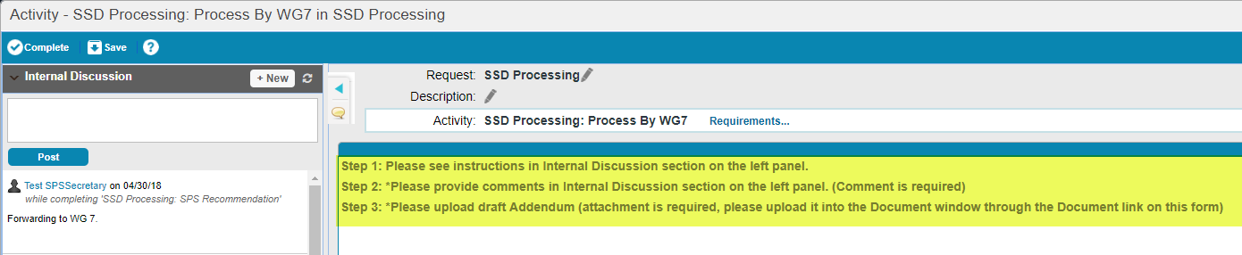 WG7 Processing Task Form Instructions